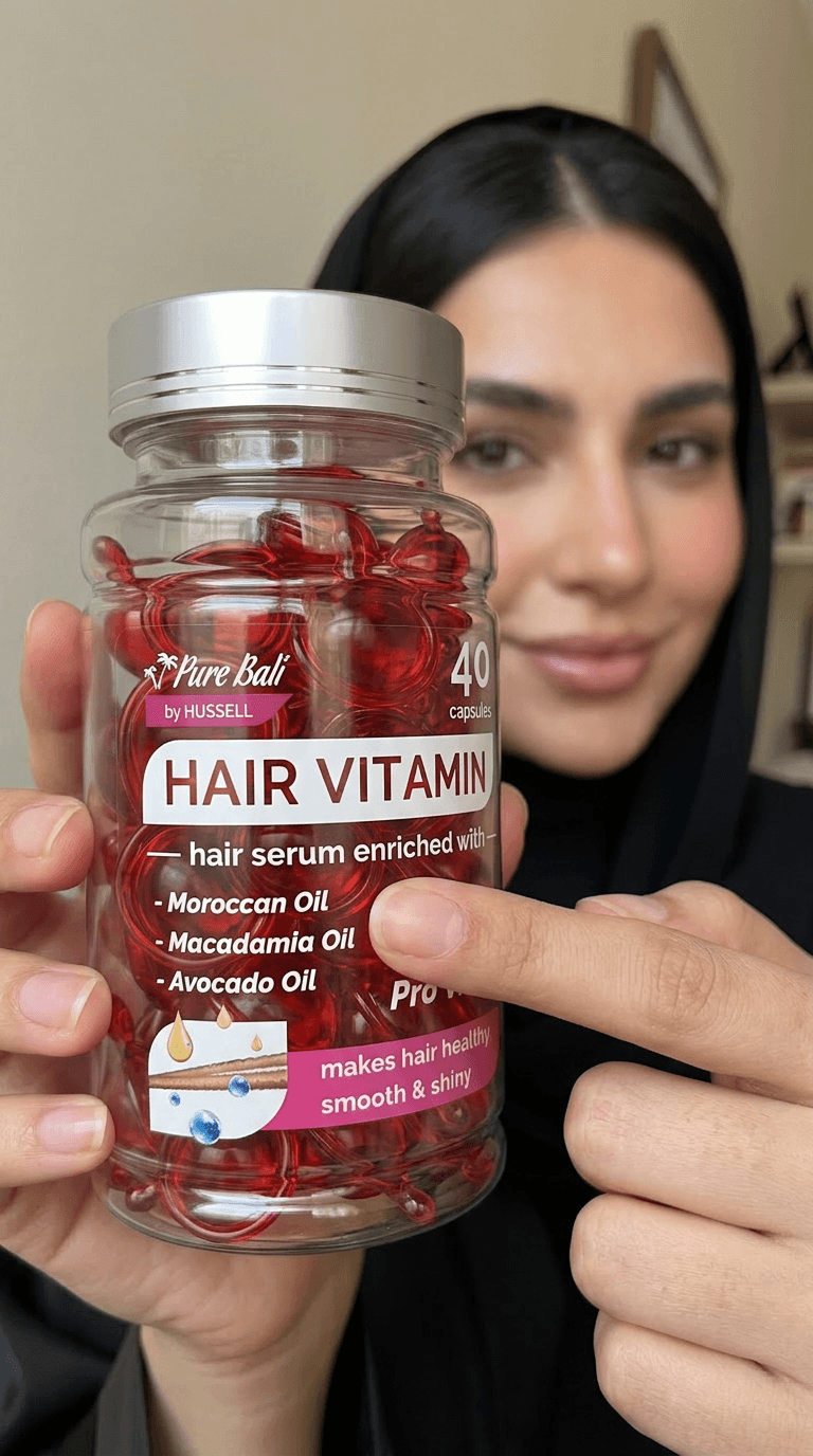 HAIR VITAMIN - كبسولات لمعان الشعر 3